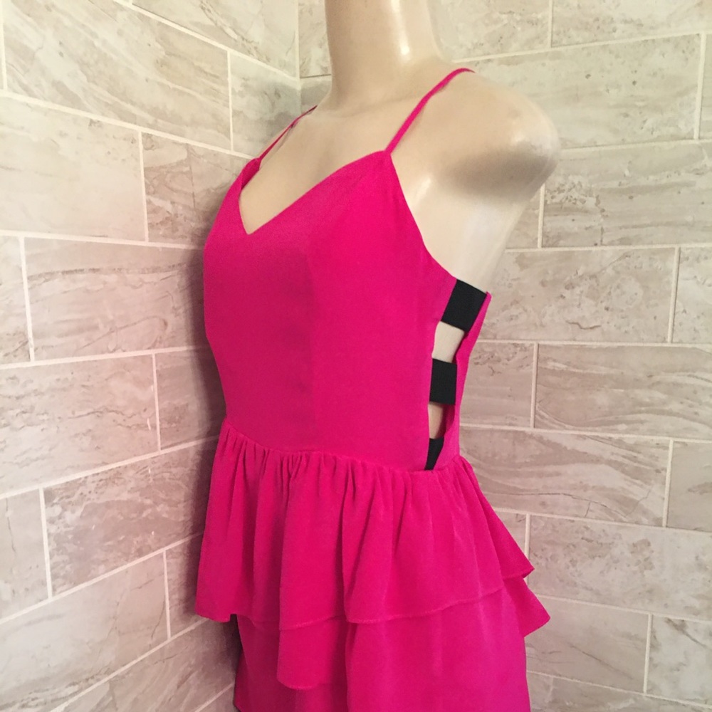 Gremlin Hot fuschia pink babydoll dress